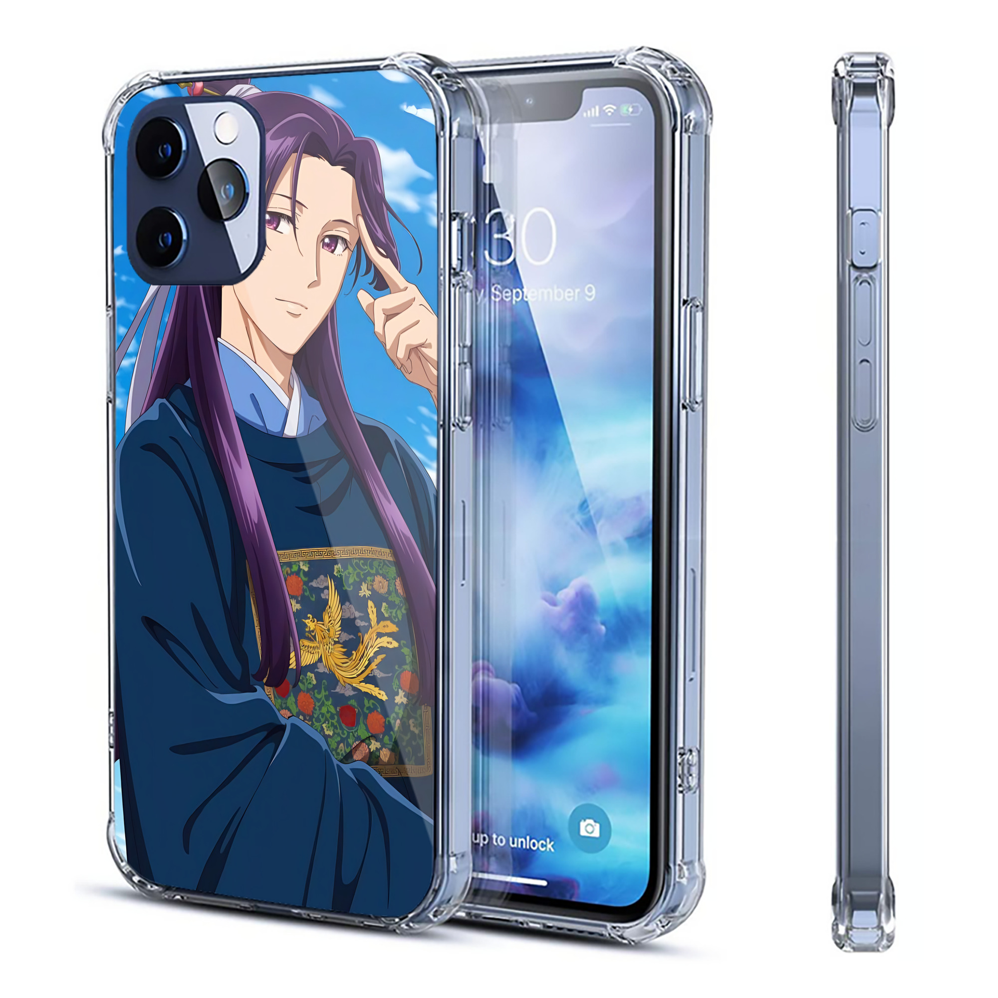 （画像用） 薬屋のひとりごと The Apothecary Diaries 【iPhone 12シリーズ対応】透明スマホケース（クリアソフトケース）